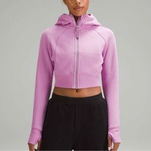 Lululemon - Scuba Full Zip Crop Hoodie - size 6